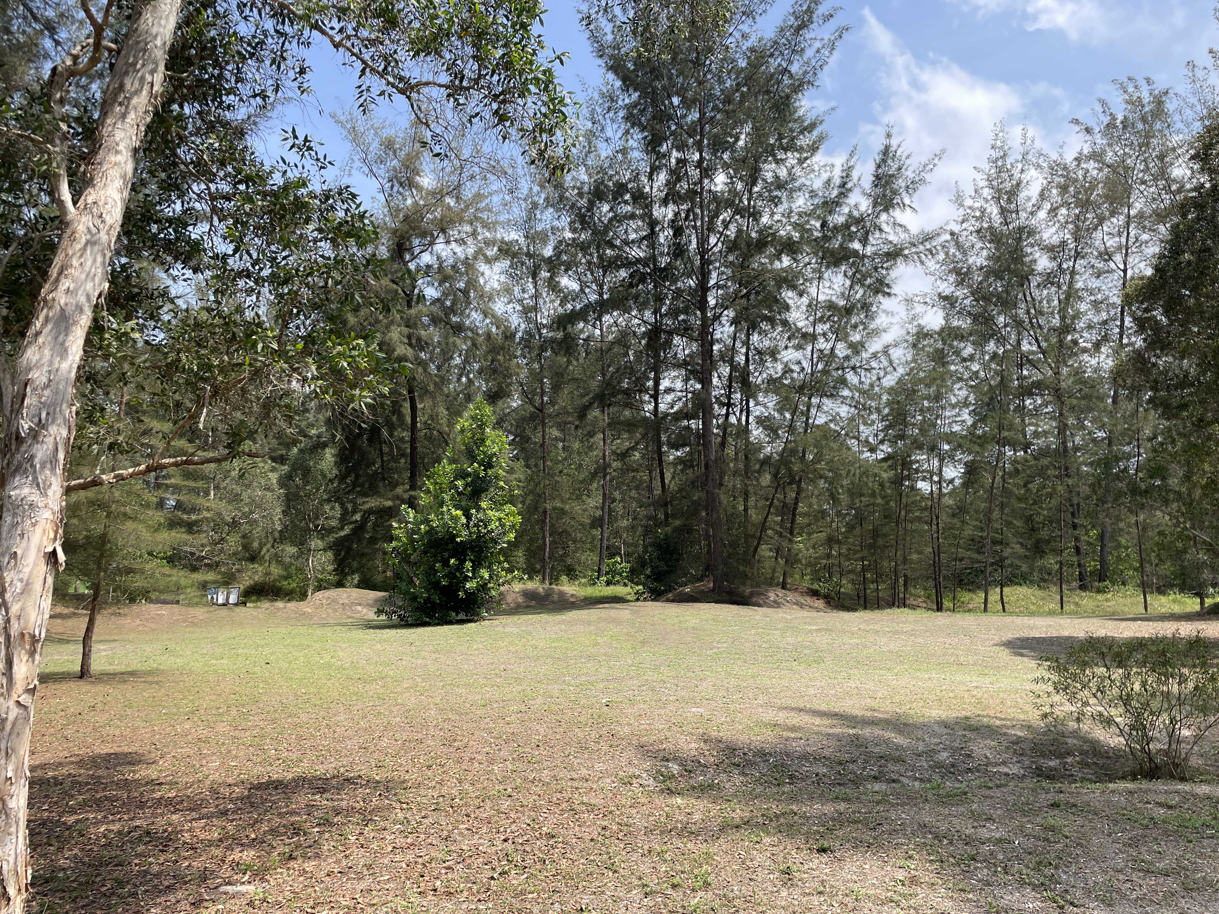 Camping area adjacent to Ancient Cenozoic Lake, the best sunset spot at Garumedang Tektites Geosite.